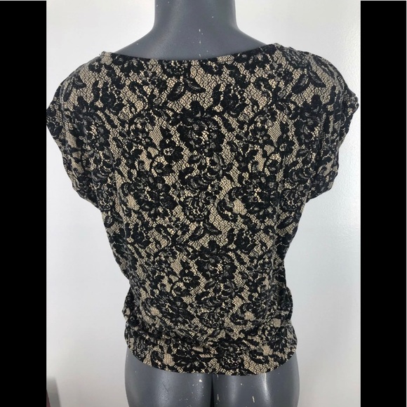 Michael Kors Twist Knot Floral Stretch Top - Picture 4 of 5